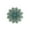 Teal Floral Floral Round 23" x 4" x 23", variant on DecMode Green Metal Floral Wall Decor (3 Count)