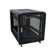 RK1236BKF 12U 36in Knock-Down Server Rack Cabinet with Casters