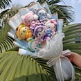 thumbnail image 2 of Christmas Gifts Cartoon Sanrio Plush Bouquet My Melody Kuromi Cinnamoroll Kt Cat Plush Doll Toy  Valentine Graduation Gifts, 2 of 10
