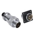 thumbnail image 1 of Aviation Connector, Stable Replacement Zinc Alloy Compact Waterproof Wire Panel Metal Connector  For Industry, 1 of 8