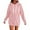 A-Light Pink, variant on Puliio Womens Zip Up Hoodie Pure Color Long Sleeve Soft Cozy Pullover Casual Sweatshirt With Pocket Outdoor Fall Winter Comfort Hooded Sweartshirts Tops