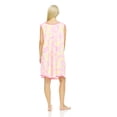 thumbnail image 4 of Lati Fashion Women Night Gown Sleeveless Sleepwear Female Woman Sleep Nightshirt Pink Size X-Large, 4 of 4