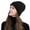 Black, variant on Hauaitttt Winter Warm Daily Fashionable Elastic Casual Slouchy Hat Suitable for Man and Woman Hat to Cover Ears Snow Hats for Women Winter Hats for E Cold Winter Gear Warm Baseball Caps for Men Face