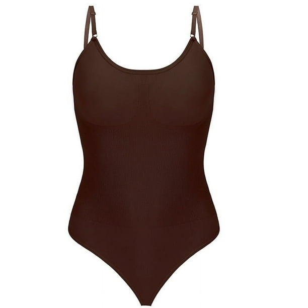 Mono moldeador sin costuras que levanta el vientre, tanga de talla grande, corsé ajustado con tirantes