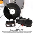 thumbnail image 3 of Lecteur de Disques, Supporte Haut-Parleurs Externes Convertisseur USB vers MP3 Lecteur de Disques Rétro Emplacement pour Carte Mémoire Durable Stable pour Bureau, 3 of 7
