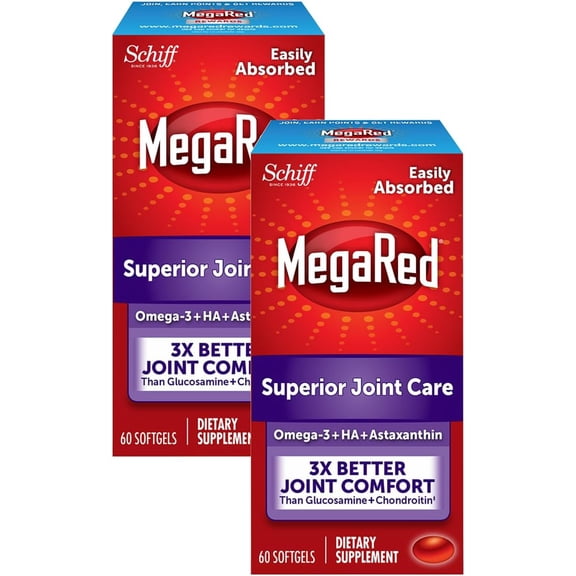 Megared Joint Care Softgels, 60 Count (2 Pack)