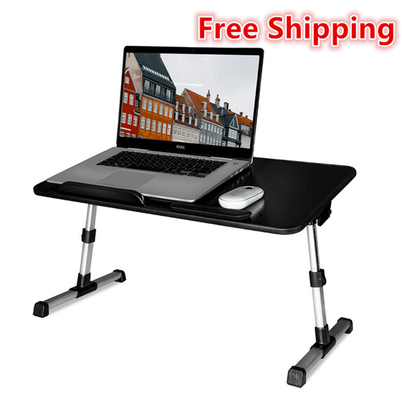 PrimeCables Adjustable Lap Desks Bed Table, Portable Laptop Desk Stand and Bed Desk Foldable Sofa Breakfast Tray for Reading and Writing