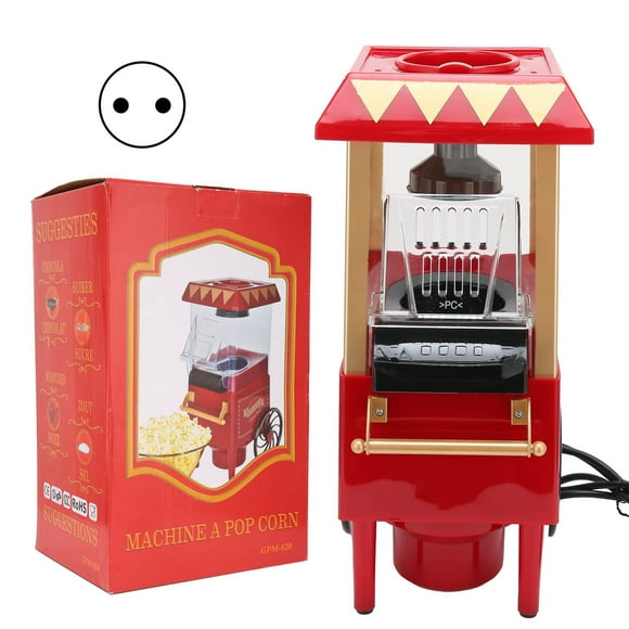 Popcorn Machine, Automatic Popcorn Popper Retro Popcorn Maker For Gift For Christmas For Party For Birthday For Home