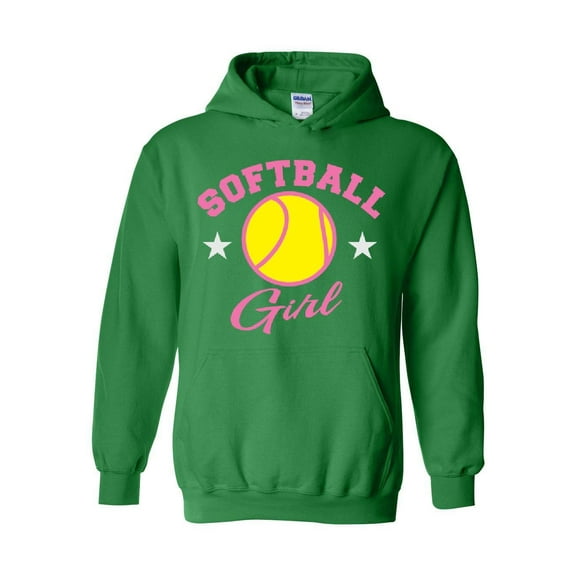 Mens Sweatshirts and Hoodies - Softball Girl
