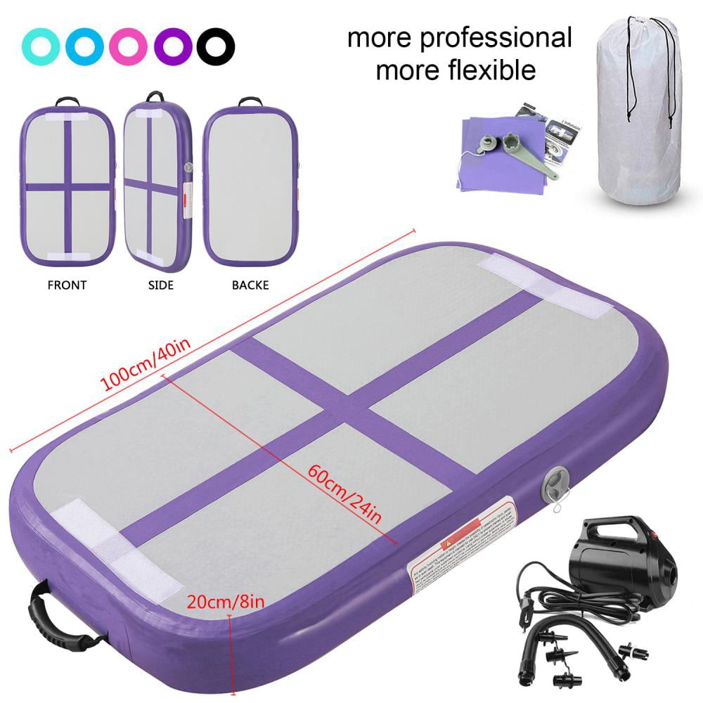 Fbsport Air Track 3.3ft Inflatable Gymnastics Tumbling Air Track Floor