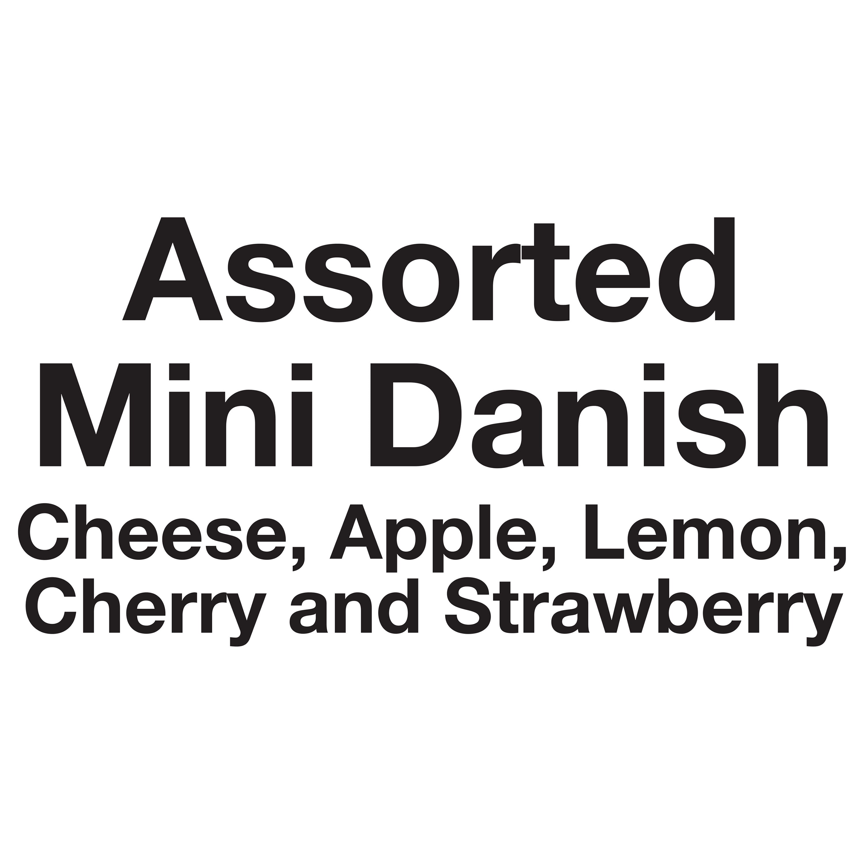 Freshness Guaranteed Assorted Mini Danish Baked Pastries with Light Glaze, 12 oz, 10 Count