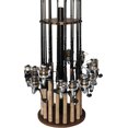 thumbnail image 4 of Round Spinning Rod Holder for Freshwater Poles  Gear  and Accessories | Fishing Rack with Rod Clips for Garage Organization, 4 of 6