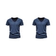 thumbnail image 2 of Minnieouse El algodón se destaca con ropa de estilo africano cultural para hombres, cómodo, ético, africano, hombres, traje tradicional, azul Azul marino L, 1 2Conjunto, 2 of 6