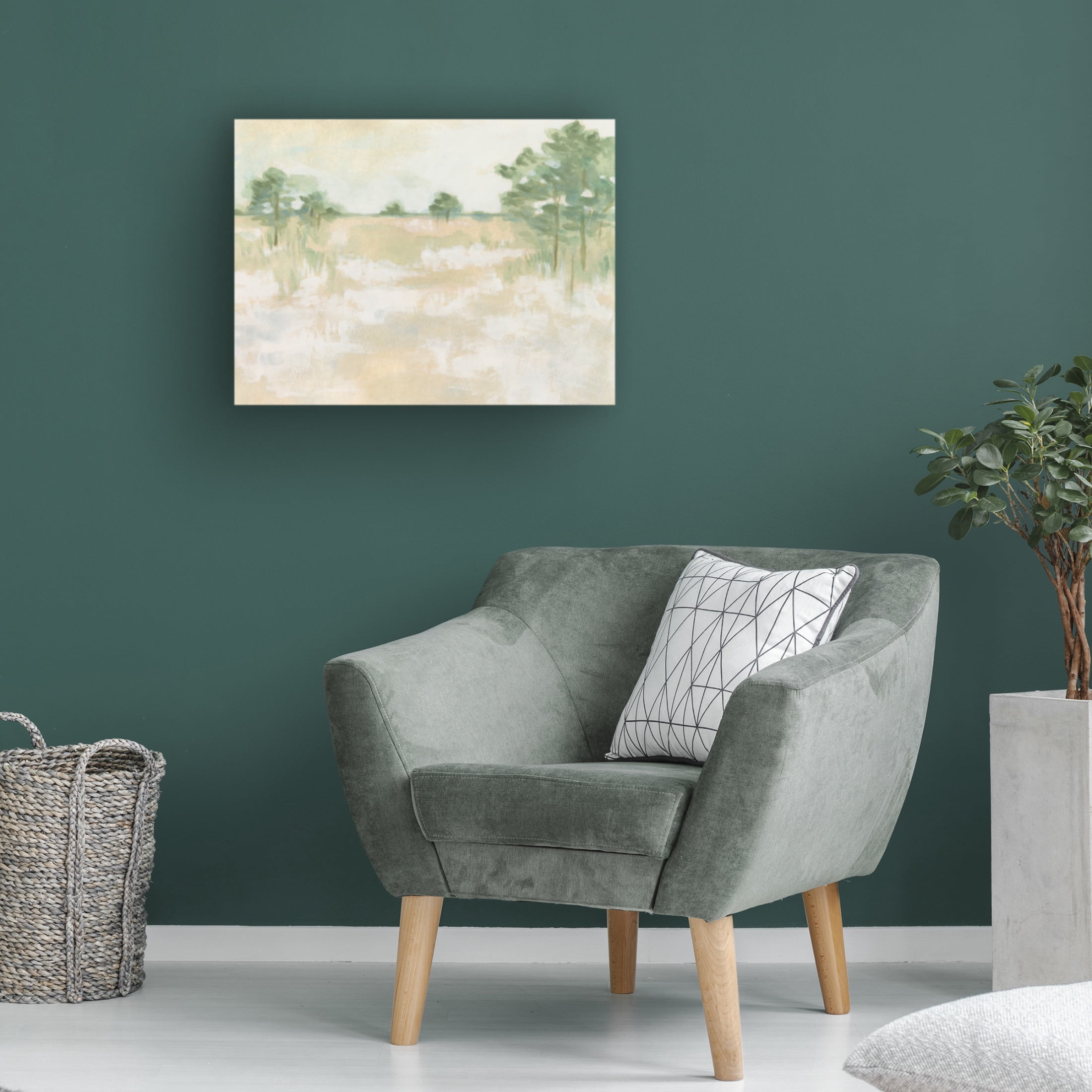 Trademark Fine Art June Erica Vess  Soft Focus Field II Canvas Wall Art