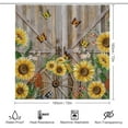 thumbnail image 2 of Bathroom Shower Curtain 4 Piece Sets, Boho Flower-4 with 72" x 72" Waterproof Shower Curtain Non-Slip Rug Toilet Lid Cover Bath Mat and 12 Hooks for Bathroom Decor Set, 2 of 8