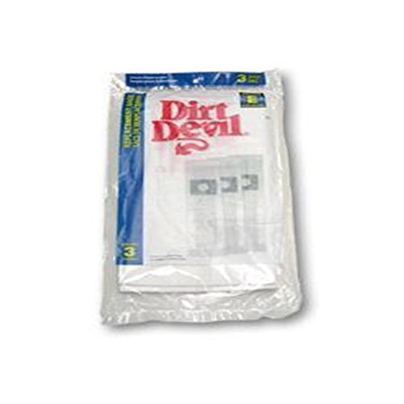 Dirt Devil Broom Vac 701 Type E Paper Bags 3PK Manufacture Part # 3070147001