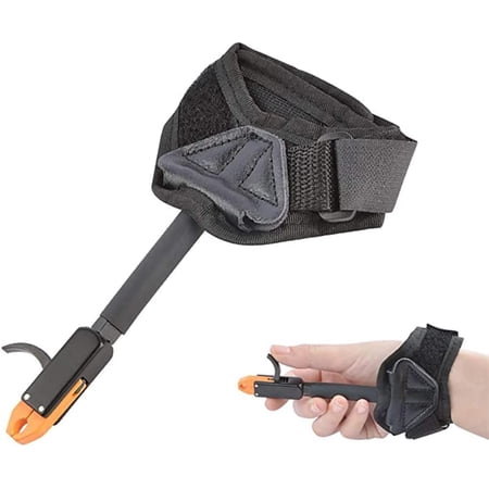 IULAVP Archery Bow Release Aids Youth Bow Release Trigger Quick Release Wrist Release Adjustable Nylon Strap for Right Left Handed Children Junior Kids