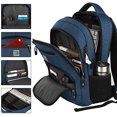 thumbnail image 2 of Mochila Portátil, Antirrobo, Carga USB, Impermeable - Azul, 2 of 3