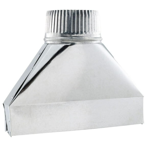 4 Inch RV Ducting Straight Register Boot - Galvanized Steel Crimped Boot for HVAC - 2-1/4" x 10" x 4" Air Vent - Durable AC/Heating Ductwork Replacement