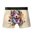 thumbnail image 2 of Australian Shepherd Portrait Watercolor Vintage Retro Styles All Over Print Boxer Briefs Underwear for Men Dad Aussie Dog Lover Gifts - 00001, 2 of 6