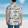 thumbnail image 6 of Goofa Lion Hippo Elephant On The Car Hawaiian Shirt for Men, Unisex Summer Beach Casual Short Sleeve Button Down Shirts,Aloha Tropical Floral print shirt-Large, 6 of 9