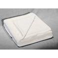 thumbnail image 2 of Lanco Patty Throw Blanket, Ivory White, 50x60" Bedroom, Camping, Indoor & Outdoor, 2 of 3