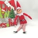 thumbnail image 5 of Muñeco elfo de decoración navideña, adorno de elfo navideño de 42 cm para niños, muñecos elfos articulados para decoración del hogar, 5 of 5