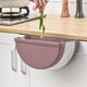 thumbnail image 1 of Papelera colgante plegable, basura de cocina, para baño, RV, armario, portátil, metal, diseño de 2 niveles, para dormitorio, alta capacidad, fácil de limpiar, resistente, para oficina, 1 of 7