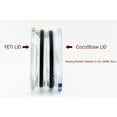 thumbnail image 2 of 2 Pack Replacement Lid for Yeti Ozark Trail 30 oz CocoStraw Slide Closing Straw Vacuum RTIC Tumbler Rambler Drinking Cup Clear, 2 of 5
