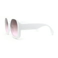 thumbnail image 3 of Womens Oversized Mod Butterfly Designer Fashion Plastic Sunglasses White - Brown Pink, 3 of 4