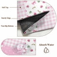 thumbnail image 6 of Valentine's Day Round Area Rug 8Ft Washable Large Circle Rugs for Living Room Dorm, Pink Bows Romantic Roses Farmhouse Plaid Non-Slip Carpet Floor Mats Indoor Outdoor Carpet Runner Home Decor, 6 of 8