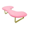 thumbnail image 4 of Almohada de mano para decoración de uñas, soporte de mano para decoración de uñas en forma de U, con inclinación de 15 degree, accesorios para mesa de uñas Rosa, 4 of 8