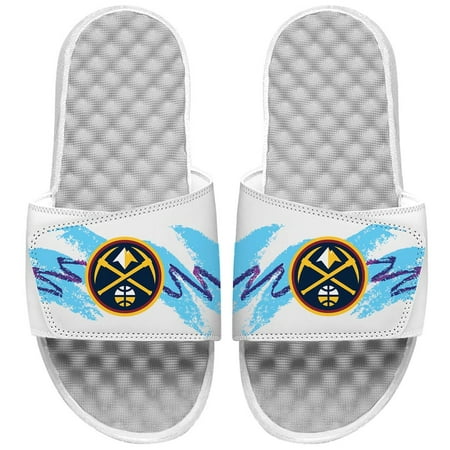 

Youth ISlide White Denver Nuggets 90s Paper Cup Slide Sandals