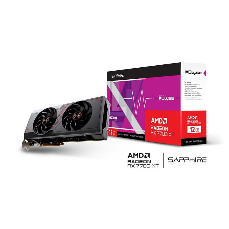 グラフィックボード・グラボ・ビデオカード SAPPHIRE PULSE Radeon RX7700XT GAMING Amazon.com: SAPPHIRE PULSE AMD RADEON RX 7700 XT GAMING 12GB