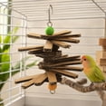 thumbnail image 7 of Bird Shredding Toy Hanging Chew Activity for Small Parrots Budgies Conures Cage Enrichment and Play,B-16cm, 7 of 7