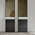 thumbnail image 3 of Bathroom Vanity Gada 20" Striped Matt Black Bathroom Vanity with Ceramic Sink, Freestanding Bathroom Cabinet for Modern Bathroom, KD,Vanity With Sink, 3 of 6