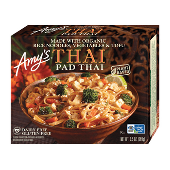 Amy's Kitchen Pad Thai Made with  Rice Noodles Vegetables & Tofu, 9.5oz (Frozen Meal)