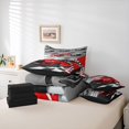 thumbnail image 6 of jejeloiu Red Cool Car 7-Piece Twin Bedding Sets,Extreme Sport Lover Bedding Comforter Set For Racing Gamer Reversible, 6 of 8