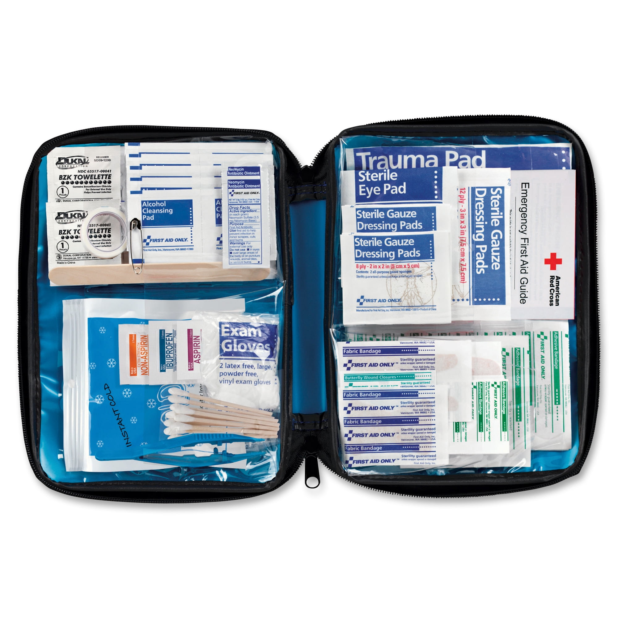 First Aid Only, FAO428, 131-piece Essentials First Aid Kit, 1 Each, Blue