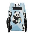 thumbnail image 6 of Iauyy Clear Backpack Heavy Duty PVC Transparent Backpack for College Workplace, Panda Playtime, 6 of 8