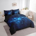 thumbnail image 3 of Homewish Starry Sky 7-Piece Twin Bedding Sets For Preppy Children Kids,Universe Galaxy Bedding Comforter Set,Cosmos Nebula Breathable Sheet Sets,Breathable Home Decor,Reversible, 3 of 8