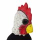 thumbnail image 3 of Divertida máscara blanca con forma de pavo y pollo con forma de animal de látex para adulto, 3 of 5