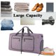 thumbnail image 3 of Bolsa de viaje Woogwin, grande, impermeable, 60 L, color morado nieve, 3 of 6