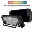 thumbnail image 3 of Étui Transparent PC+TPU pour nintendo Switch 2 Design Type Fendu Résistant aux Rayures V9N7, 3 of 9