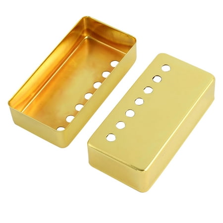 Electric Guitar Accessories Metal Pickup Cover Gold Tone 58mm Pole Spacing