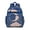 Blue-15, variant on Seashells and Seahorse Students Backpack with Starfish, Fish, Ocean Marine Creatures, Tropical Coral and Nautical Vintage Beach Theme for Students and Students