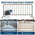 thumbnail image 4 of Accreate Interlocking Steel Barricade – Heavy-Duty Metal Barrier with Rust-Proof Powder Coat, Removable Bridge Feet & Tool-Free Assembly for Outdoor Event Crowd Control, Marathon & Construction, 4 of 7