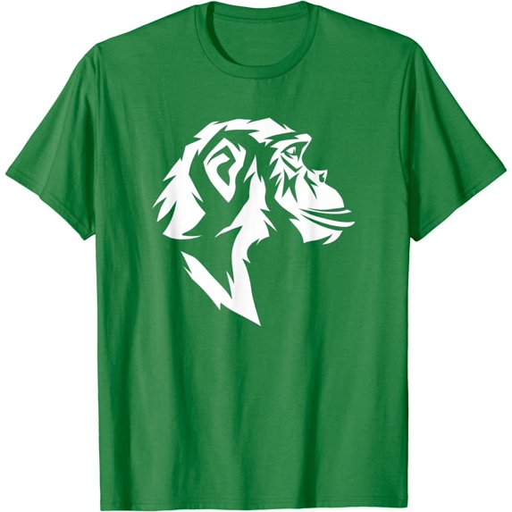 Cute Wild Monkey Ape Chimpanzee Head for Men Women Kids T-Shirt Men