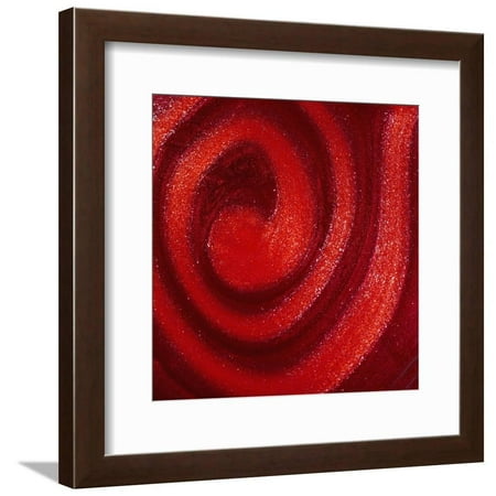Swirls of nail polish Framed Print Wall Art By Jack Miskell