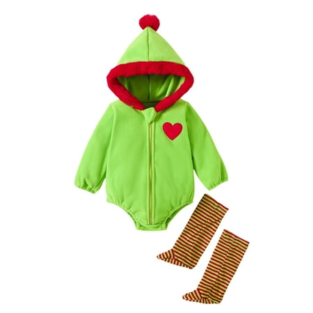 

Boys Girls Long Sleeve Christmas Hooded Romper Bodysuits Leg Warmer Outfits Christmas Onesie Baby 18 Months Boy Clothes Sleeveless Pumpkin Romper Bodysuit